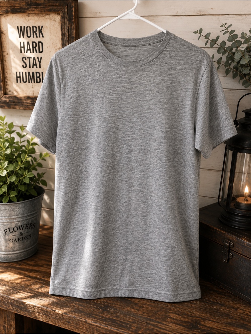 Men's Crewneck T-Shirt - Grey